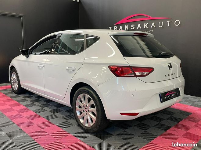 Seat Leon 1.6 TDI 105 Start-Stop Style ORIGINE FRA Blanc de 2013