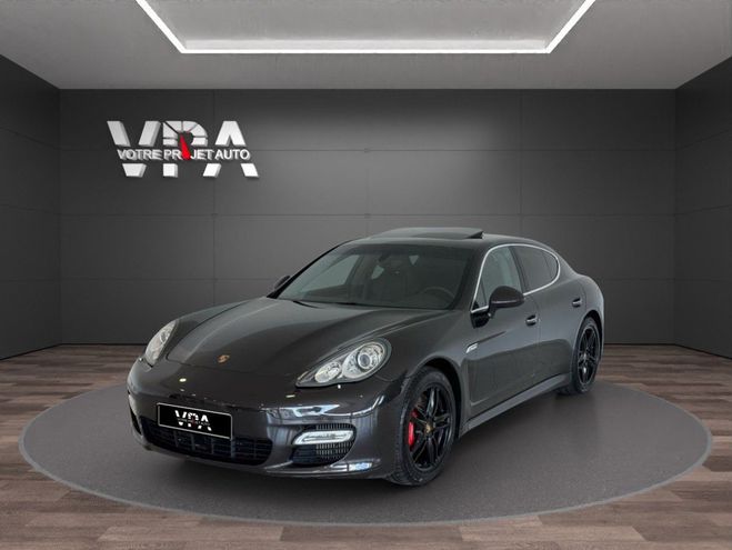Porsche Panamera Turbo  4.8 V8 500ch Chrono ACC Toit Ouv Noir de 2010
