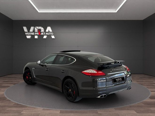 Porsche Panamera Turbo  4.8 V8 500ch Chrono ACC Toit Ouv Noir de 2010