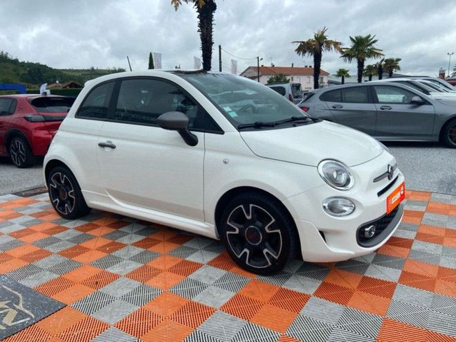 Fiat 500 1.2 69 S SPORT GPS Toit Ouvrant CLIM AUT  de 2019