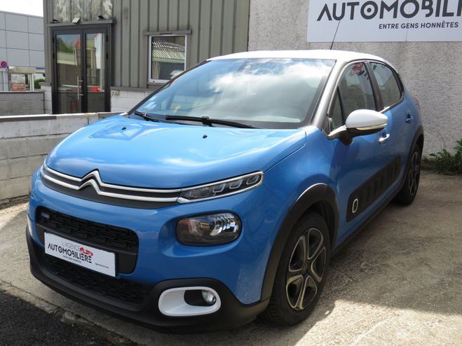 Citroen C3 shine 1.2 pure tech 82 cv Bleu de 2016