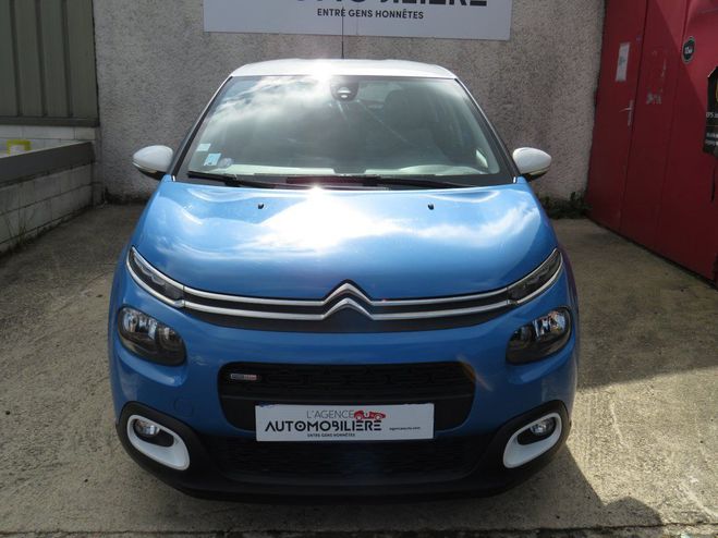 Citroen C3 shine 1.2 pure tech 82 cv Bleu de 2016