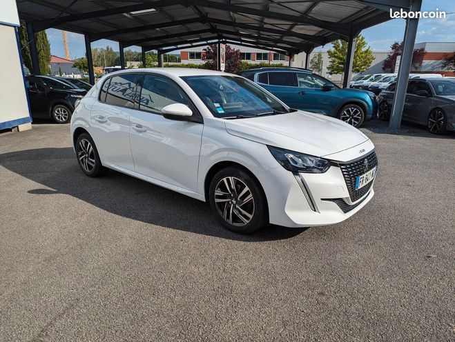 Peugeot 208 1.5 blue hdi 100 ALLURE, CAMERA Blanc de 2020