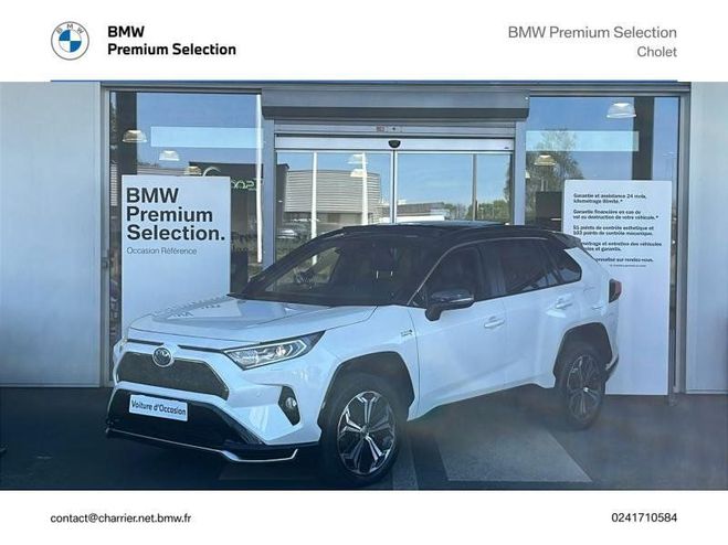 Toyota RAV 4 Hybride Rechargeable 306ch Collection AW Blanc Nacr/toit Noir Attitude de 2021