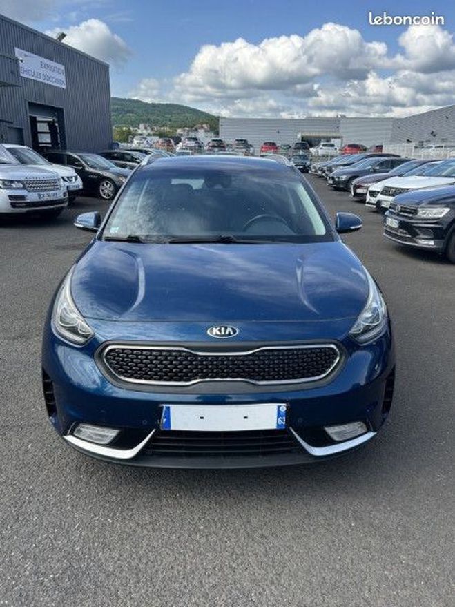 Kia Niro 1.6 GDI 105CH ISG   ELECTRIQUE 43.5CH DE Bleu de 2018