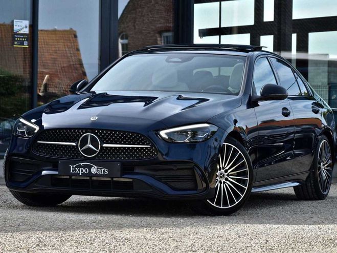 Mercedes Classe C 180 AMG Line - PANO DAK - CAMERA - CARPL Bleu  de 