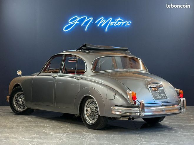 Jaguar MK2 MKII 3.4 bvm cabriolet overdrive garanti Gris de 1964