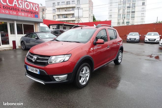 Dacia Sandero 1.5 DCI 90CH ECO STEPWAY PRESTIGE Rouge de 2015