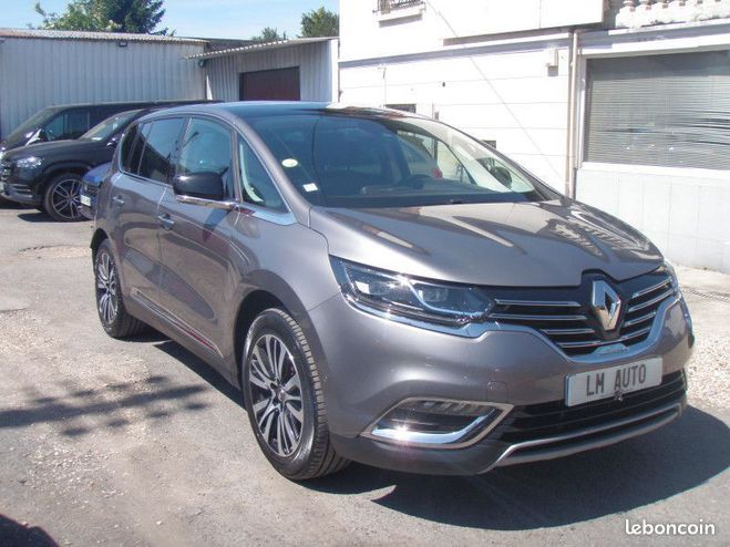 Renault Espace V 1.6 DCI 160 TWIN TURBO ENERGY INITIALE Gris de 2015
