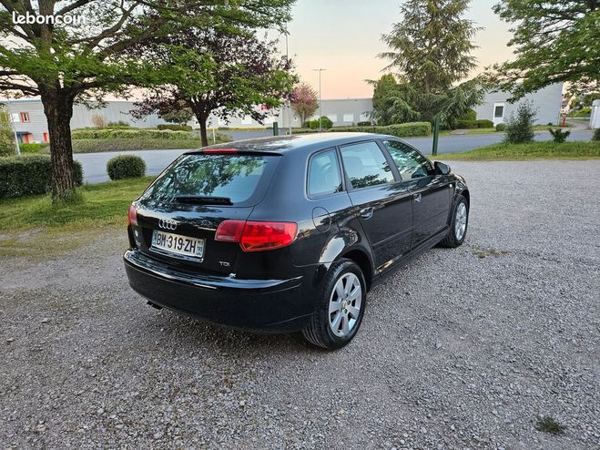 Audi A3 1.9TDI 105 Ch. Trs Bon Etat.. Noir de 2007