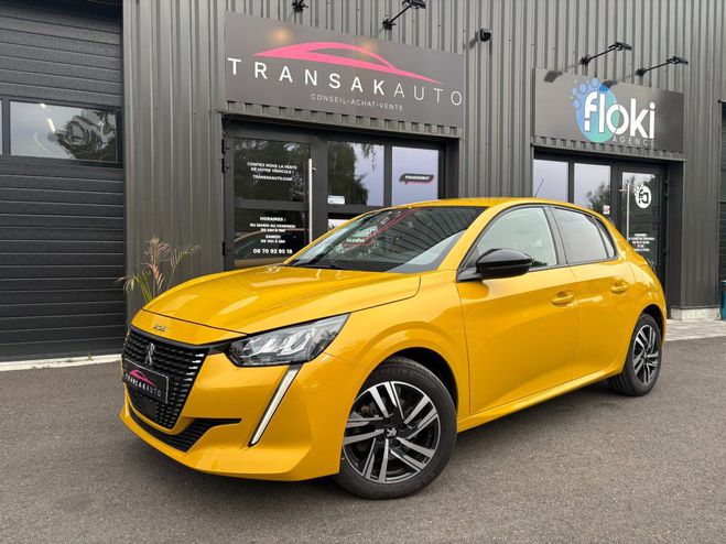 Peugeot 208 100 s eat8 allure avec carplay camera de JAUNE de 2022