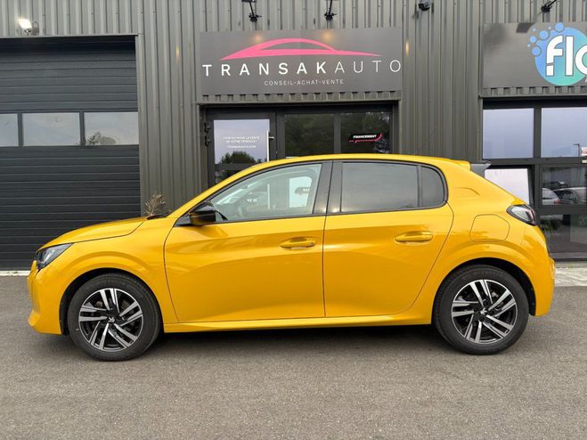 Peugeot 208 100 s eat8 allure avec carplay camera de JAUNE de 2022
