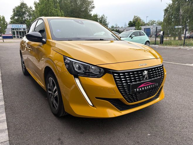 Peugeot 208 100 s eat8 allure avec carplay camera de JAUNE de 2022
