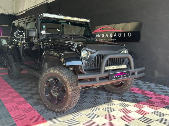 Jeep Wrangler SAHARA Unlimited 2.8L 200 ch CRD - Camr Noir de 2012