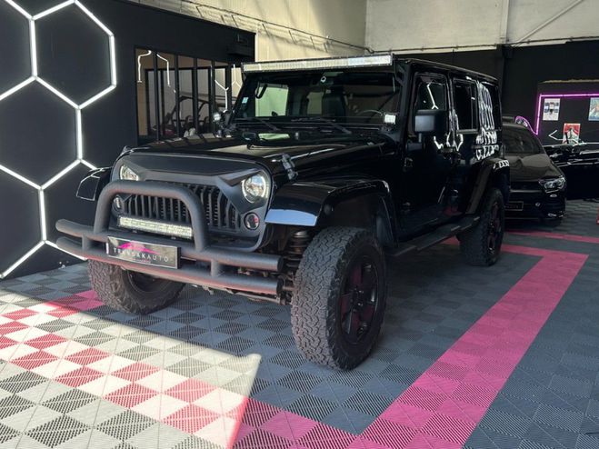 Jeep Wrangler SAHARA Unlimited 2.8L 200 ch CRD - Camr Noir de 2012