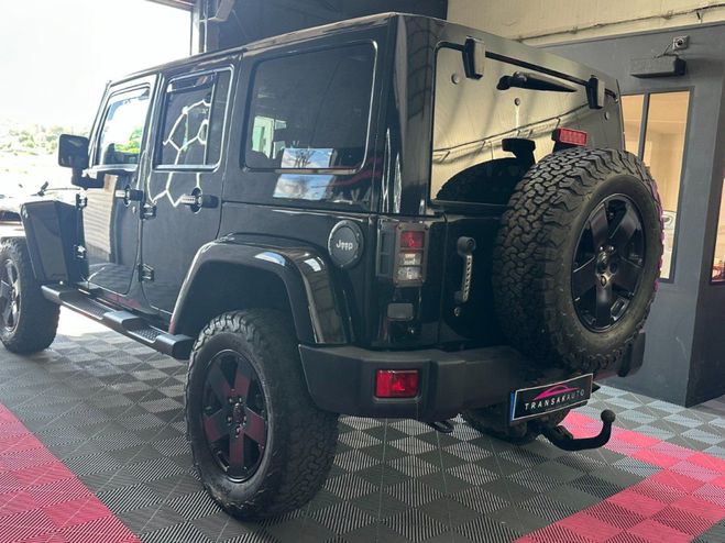 Jeep Wrangler SAHARA Unlimited 2.8L 200 ch CRD - Camr Noir de 2012