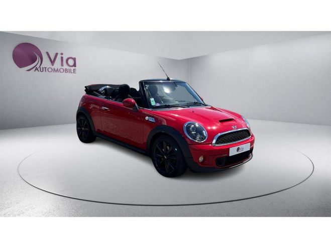 Mini Cabrio Cabriolet COOPER S 1.6i - 184 ROUGE FONCE de 2012