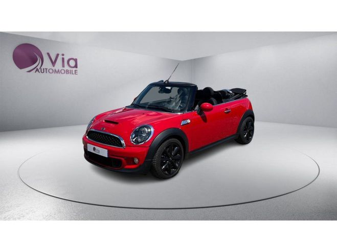 Mini Cabrio Cabriolet COOPER S 1.6i - 184 ROUGE FONCE de 2012