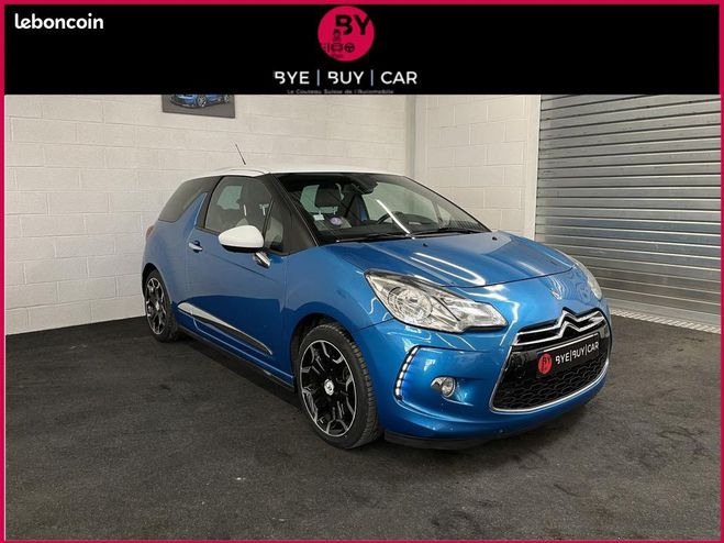 Citroen DS 3 automobiles 1.6 thp 155 sport chic Bleu de 2010