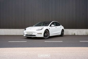  Voir détails -Tesla Model 3 78 kWh AWD Performance (377 kW 513 PK) - à Kuurne (85)