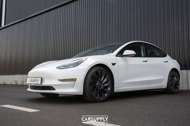 Tesla Model 3 78 kWh AWD Performance (377 kW 513 PK) - Blanc de 2020