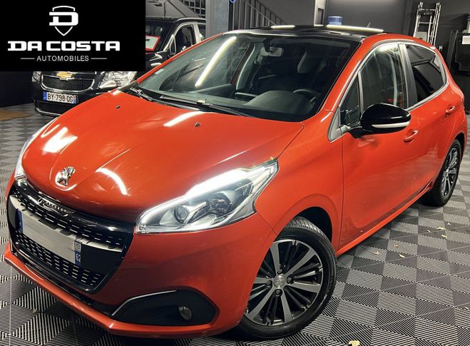 Peugeot 208 PHASE 2 1.2 82 Cv APPLE CARPLAY & ANDROI Orange de 2017