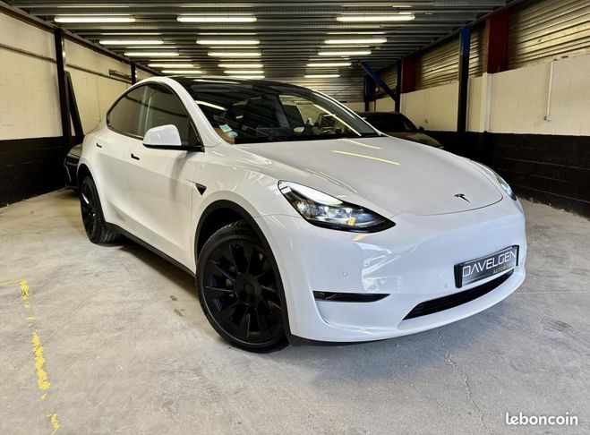 Tesla Model Y Grande Autonomie Long Range Dual Motor A Blanc de 2022