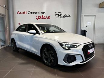  Voir détails -Audi A3 Sportback 30 TDI 116 S tronic 7 S Line à Saint-Maximin (60)