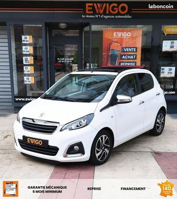  Voir détails -Peugeot 108 1.2 VTI 80 FELINE TOP CAMERA KEYLESS BLU à Forbach (57)
