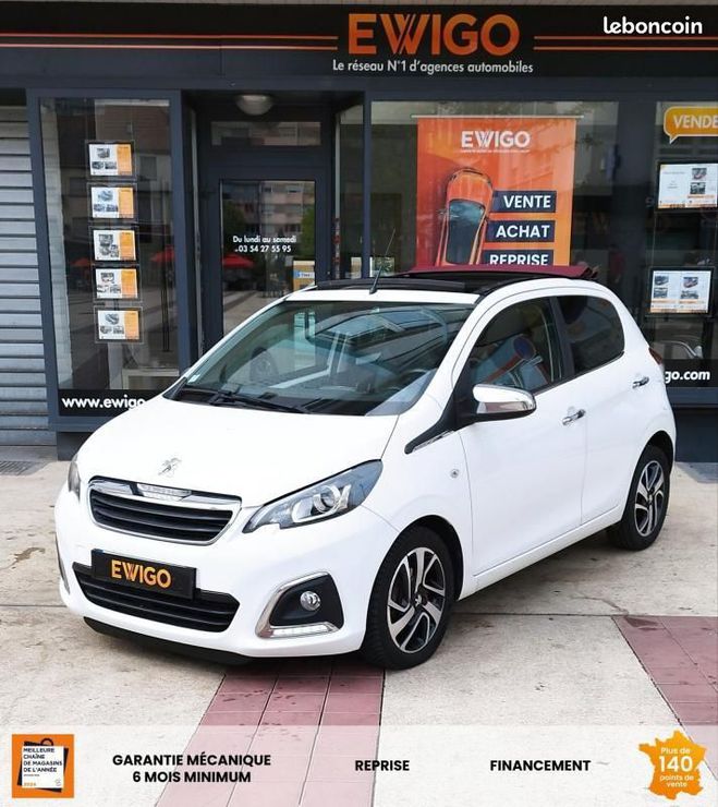 Peugeot 108 1.2 VTI 80 FELINE TOP CAMERA KEYLESS BLU Blanc de 2014