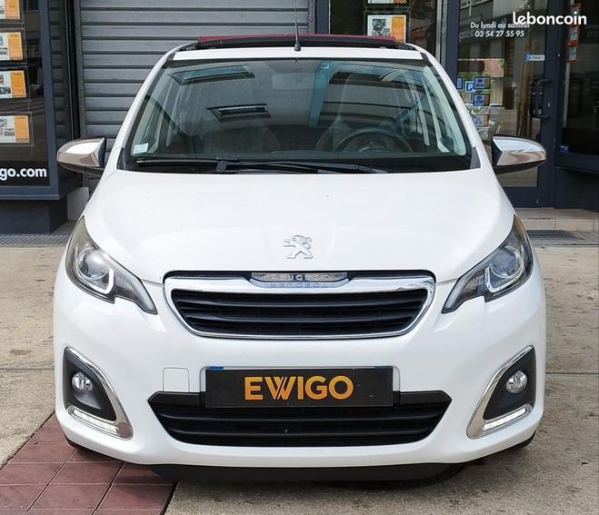 Peugeot 108 1.2 VTI 80 FELINE TOP CAMERA KEYLESS BLU Blanc de 2014