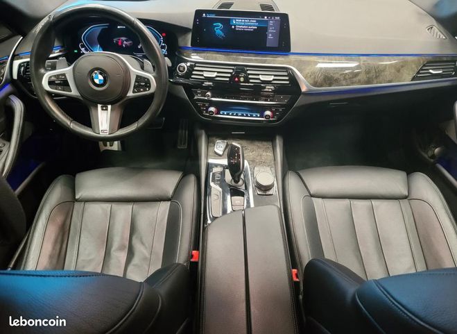 BMW Serie 5 530e IPERFORMANCE 252ch HYBRID M SPORT Bleu de 2019