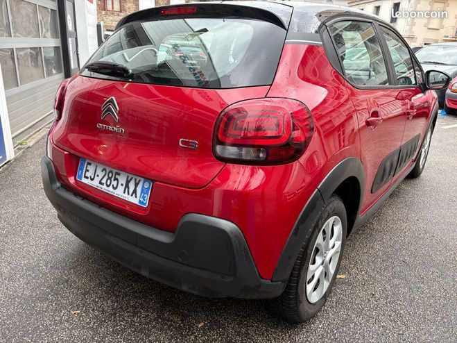 Citroen C3 Feel 1.6 Hdi 100 cv Clim auto GPS CarPla Rouge de 2017