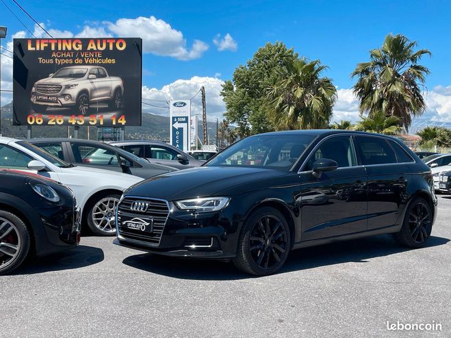 Audi A3 Sportback 2.0 TDi 150ch Ambition Luxe S  Noir de 2017