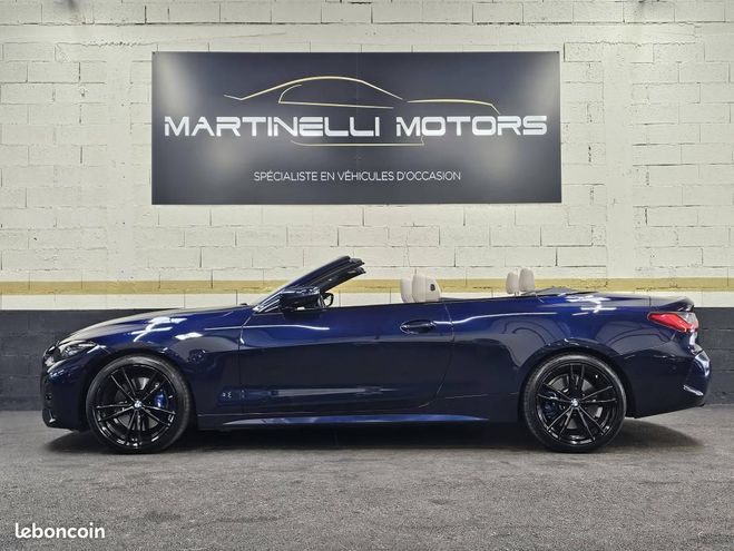 BMW Serie 4 Cabriolet II (G23) 430I 245ch M sport ga Bleu de 2022