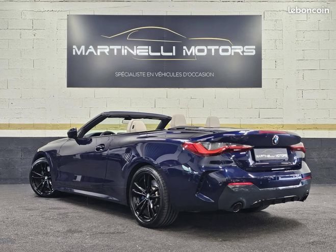 BMW Serie 4 Cabriolet II (G23) 430I 245ch M sport ga Bleu de 2022