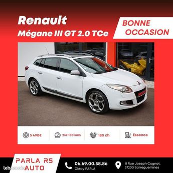  Voir détails -Renault Megane III GT Estate 2.0 TCe 16V 180ch à Sarreguemines (57)