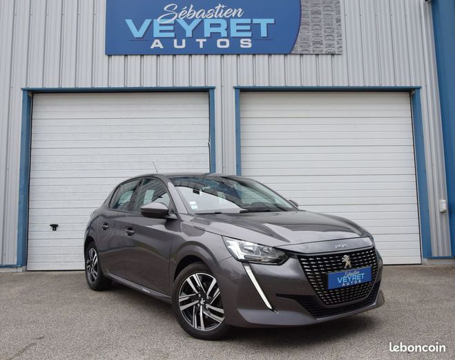 Peugeot 208 1.2 100 ALLURE BUSINESS 1re MAIN 43857  Gris de 2020