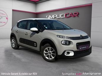  Voir détails -Citroen C3 PureTech 82cv DISTRI OK/CARPLAY/RADAR -  à Vitrolles (13)