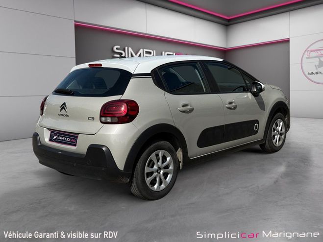 Citroen C3 PureTech 82cv DISTRI OK/CARPLAY/RADAR -  Gris de 2017