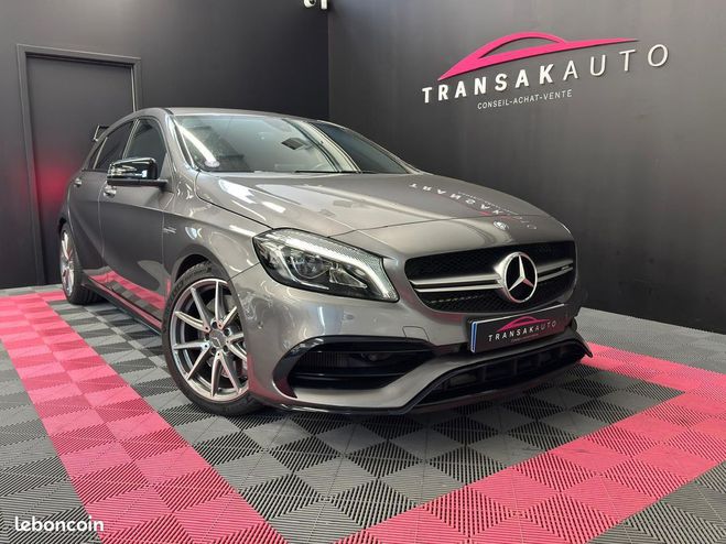 Mercedes Classe A 45 AMG 4-Matic SUIVI COMPLET SECONDE MAI Gris de 2016