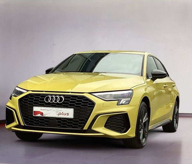 Audi A3 Sportback 40 TFSIe 204 S tronic 6 S Line Jaune Phyton de 2021