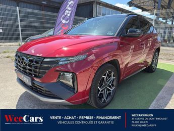  Voir détails -Hyundai Tucson 1.6 T-GDI 230H 180 HEV HYBRID N-LINE EXE à Rouen (76)