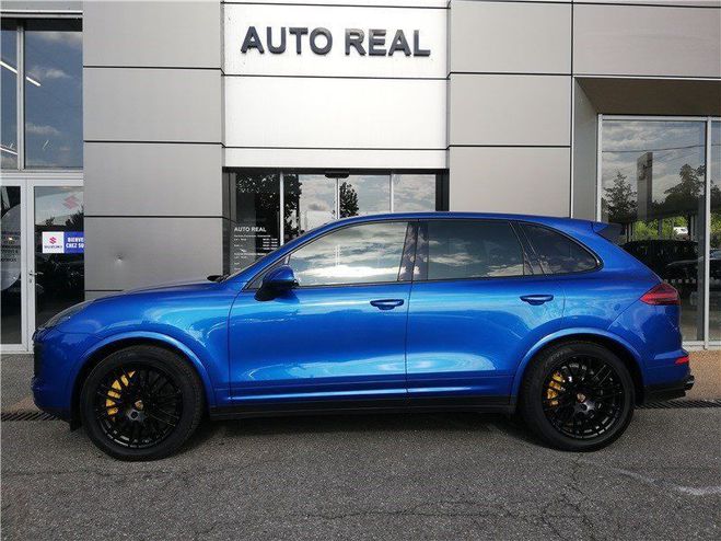 Porsche Cayenne 4.8 V8 520 Turbo Tiptronic A Bleu Metallis de 2016