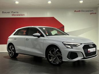  Voir détails -Audi A3 Sportback 40 TFSIe 204 S tronic 6 S Line à Saint-Ouen (93)