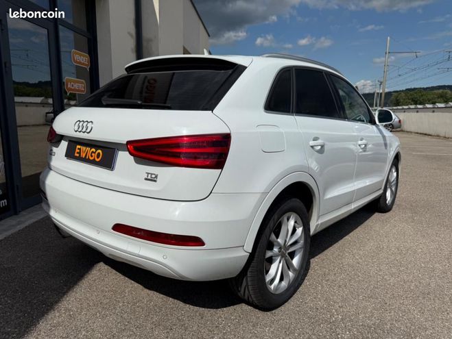 Audi Q3 2.0 TDI 177CH AMBITION LUXE QUATTRO S-TR Blanc de 2013
