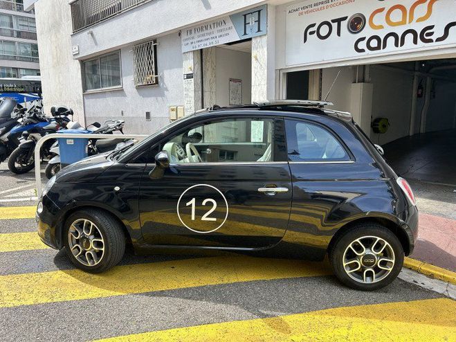 Fiat 500 1.2 8V 69CH S&S LOUNGE DUALOGIC Noir de 2009