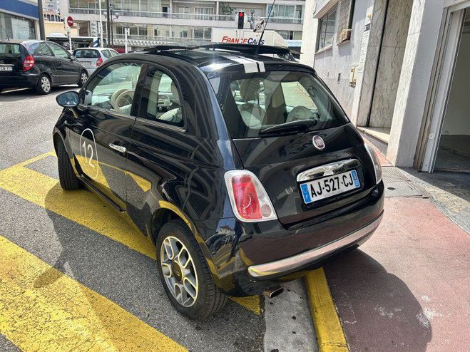 Fiat 500 1.2 8V 69CH S&S LOUNGE DUALOGIC Noir de 2009
