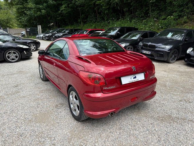 Peugeot 206 CC 1.6i 110cv 1re main Rouge de 2003