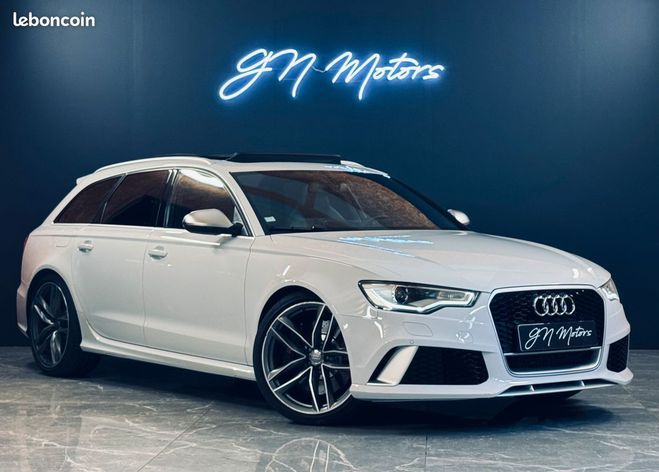 Audi RS6 Avant 4.0 V8 TFSI 560ch quattro Tiptroni Blanc de 2013
